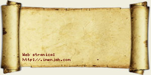 Anđela Jačović vizit kartica